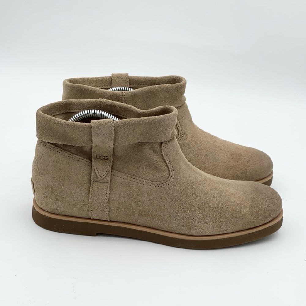 UGG Wilcox Suede Ankle Boots Women’s 10 EU 41 Light Brown